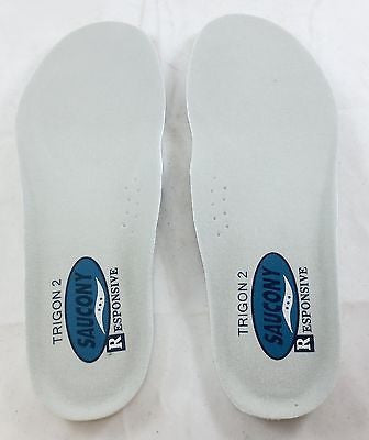 SAUCONY Trigon 2 Blue PU Foam Insoles - Multiple Sizes - for Men or Women - ShooDog.com