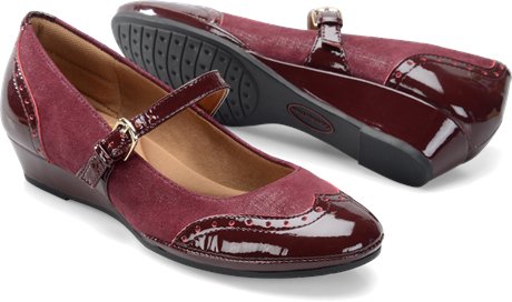 COMFORTIVA Women's •Amherst• Mary-jane Wedge - ShooDog.com