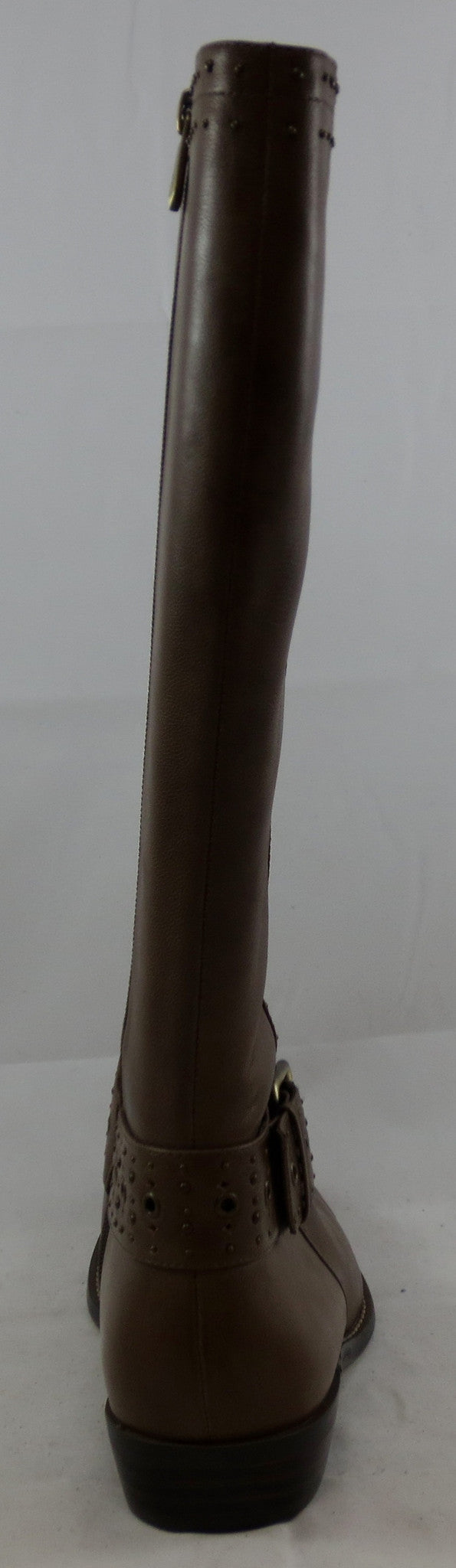 ADRIENNE VITTADINI Women's Alaine Boot - Taupe Burnished Nubuck - MSRP $199 - ShooDog.com