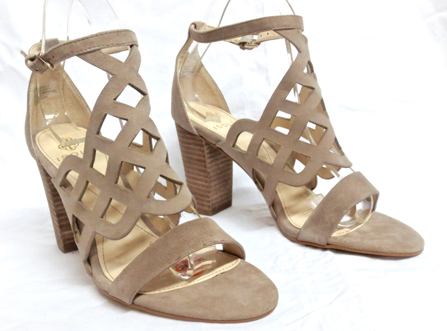 Isola Women's •Despina • Stacked Heel 6.5M Baywater Suede